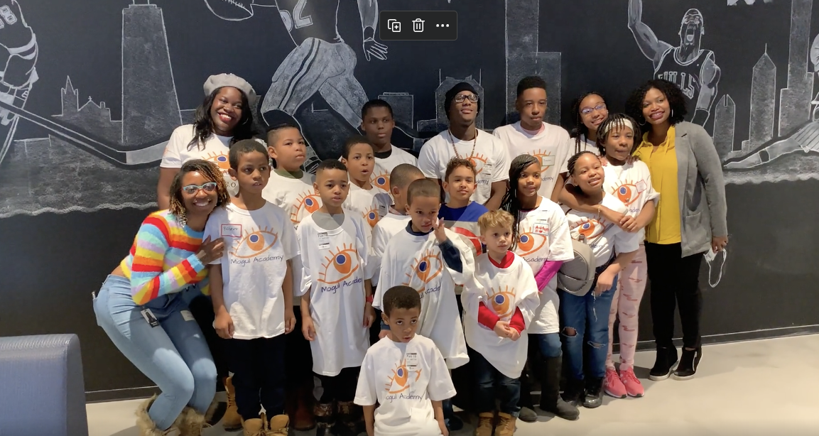 Jessica LaShawn and Mogul Academy students at Uber